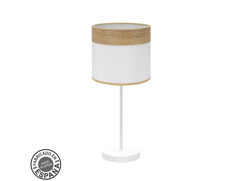  Lampe à poser fabrilamp cloe blancbois clair 1 x e14 42 x 18 x 18 cm 175471085 - Conforama A