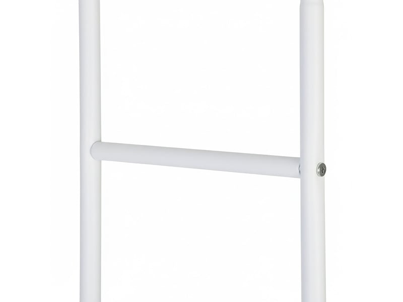  Porte-vêtements doublé avec étagères 155 x 110 x 55 cm rangement optimal design moderne en fer noir 13_0017709  - Conforama B