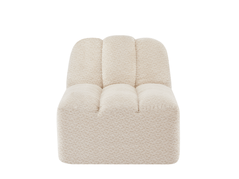  Canapé de salon, canapé pour séjour, beige, sans accoudoirs, mobilier pour espace de vie, pour salon et séjour  - Conforama A