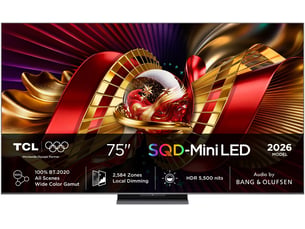 Téléviseur Mini Led <strong>TCL</strong>  - UHD 4K 75 pouces 190.5 cm
