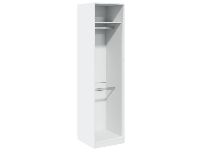  Garde-robe chambre, armoire de rangement blanc 50x50x200 cm bois d'ingénierie  - Conforama A