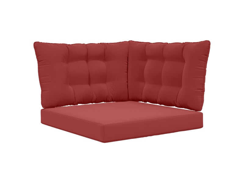  Coussin de canapé d'extérieur, coussin de chaise polyester bordeaux 68,5 x 68,5 cm cf54050  - Conforama A