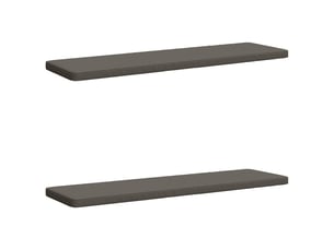 Lot de 2 coussins de banc, coussins d'assise vught 100 % polyester gris cf57977