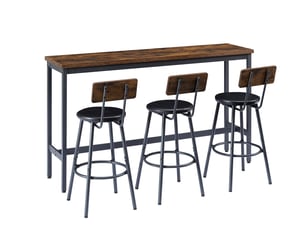 Ensemble table rectangulaire  3 chaise(s) 3 tabouret(s) inclu(s) <strong>STILVORA</strong> <strong></strong> 