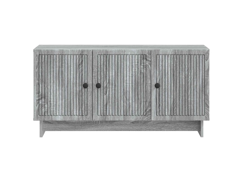  Meuble tv - banc tv - meuble de rangement 99 x 34,5 x 50 cm sonoma gris bois d'ingénierie  - Conforama E