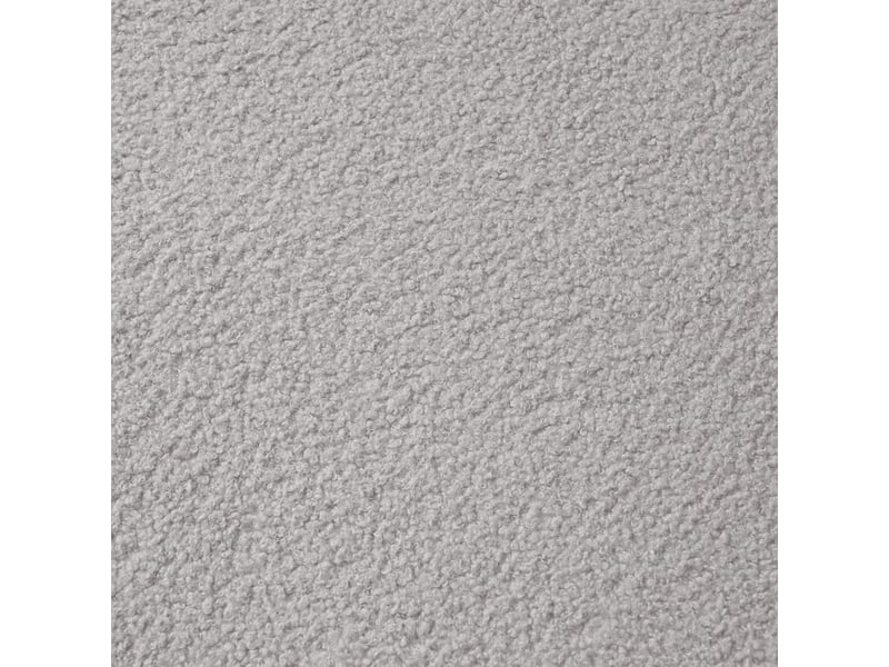 Canapé droit 2 places courbé avec accoudoirs ronds - coussins intégrés, mousse et ressorts gris clair 67×61×48 cm - Conforama E