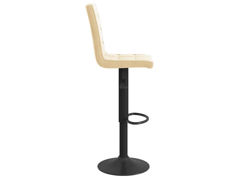  Lot de 2 tabouret de bar, chaise de bar crème velours shl25752  - Conforama E