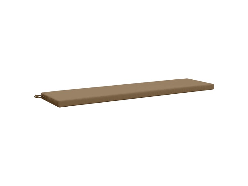 Coussin de banc, coussin d'assise, coussin de canapé soest 100 % polyester taupe 140 x 40 x 5 cm cf53588 - Conforama A