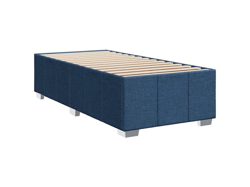  Lit simple- lit adulte -  cadre de lit sans matelas bleu 90x200 cm tissu  - Conforama B