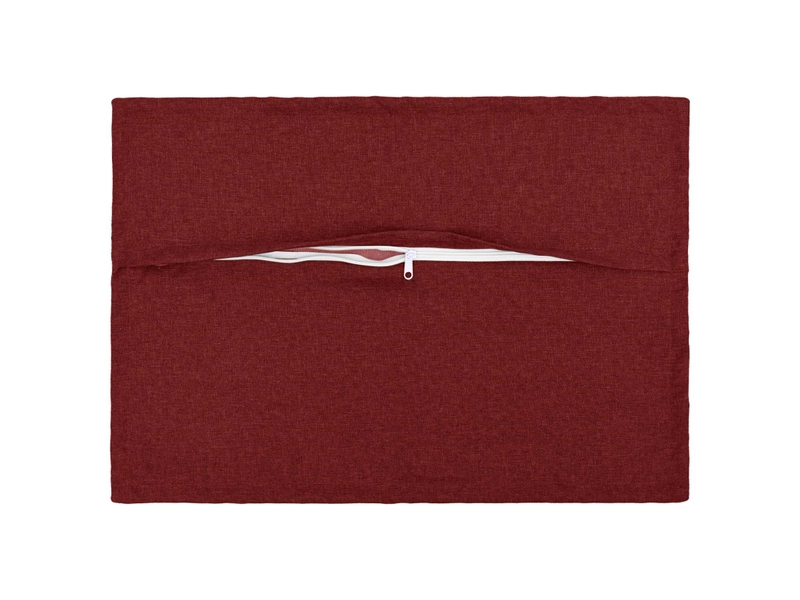  Lot de 6 coussins avec oreiller, coussins décoratifs houten bordeaux lin synthétique cf51298  - Conforama C