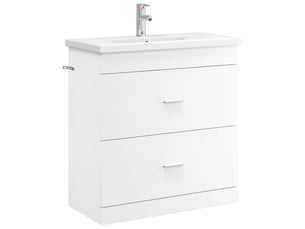 Ensemble de mobilier de salle de bain blanc 81x40x84.5 cm shl3448