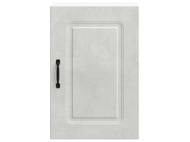Meuble de rangement, armoire murale de cuisine kalmar gris béton bois d'ingénierie shl6340 - Conforama E