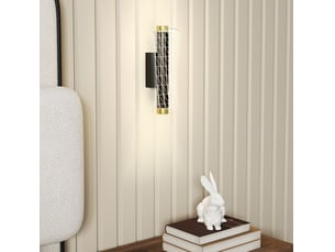Lot de 2 appliques murales led 30,7 x 11 x 10,5 cm noires en métal, éclairage réglable pour intérieur
