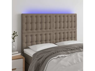 Tete de lit A poser largeur 144 cm taupe