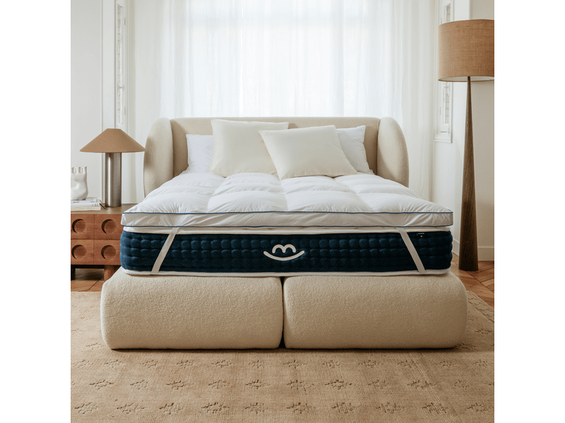  Pack confort premium - matelas 90x190x26cm jade et surmatelas 5cm cloud - le repos réparateur Pack Confort premium - Conforama B
