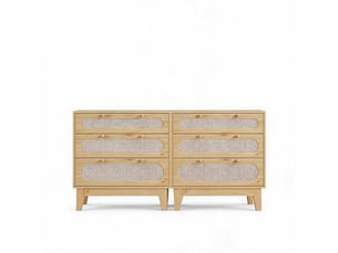 Buffet  3 tiroir(s) <strong>GARVEE </strong> <strong>VAM_33SLJHSM</strong> coloris naturel