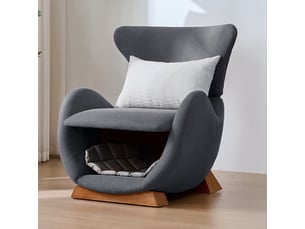 Fauteuil <strong>HAUSS SPOLE</strong> <strong></strong> Tissu gris vendu A l'unité