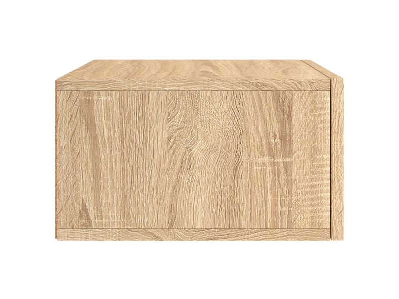  Table de chevet - cabinet de chevet - table de nuit murale chêne sonoma 35x35x20 cm  - Conforama E