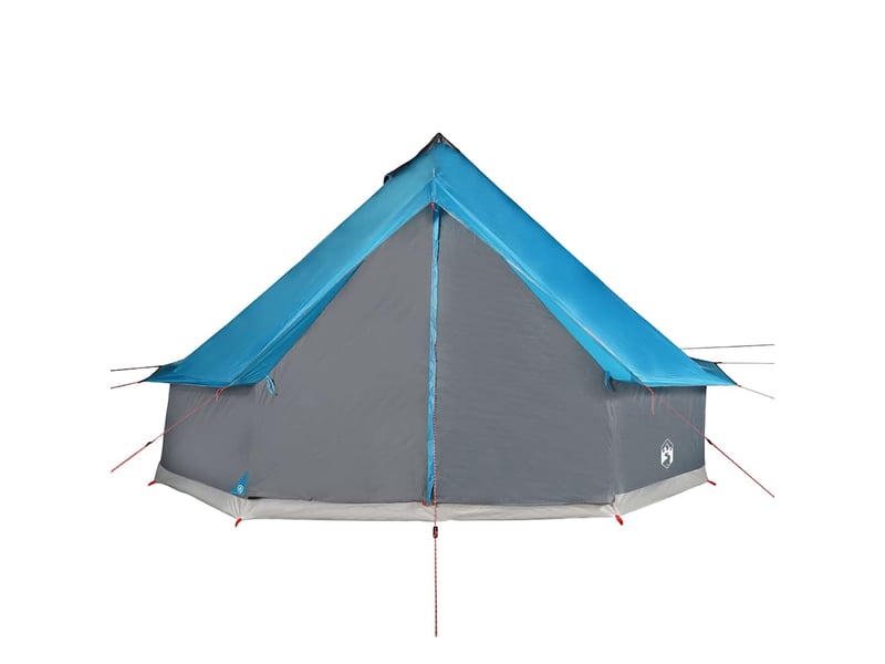  Tente de camping, tente familiale tipi 12 personnes bleu imperméable  - Conforama E