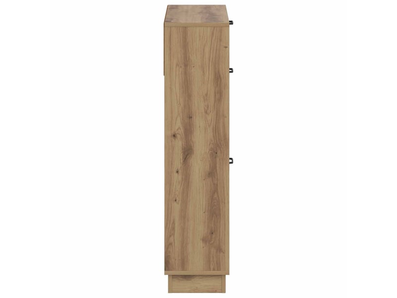  Meuble à chaussures, armoire à chaussures hoorn 78x24x100 cm bois d'ingénierie shl8860  - Conforama E