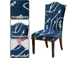 Housses de chaise élastiques, adaptées aux chaises de salle à manger, protège - chaises, housses de siège, multicolore