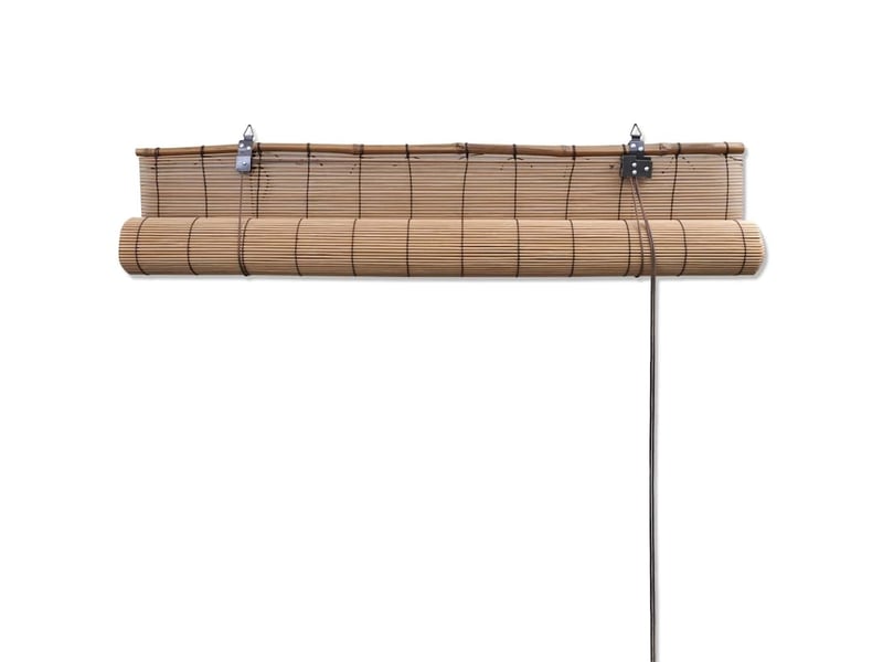  Store enrouleur, store roulant bambou marron 120x220 cm cf47243  - Conforama E
