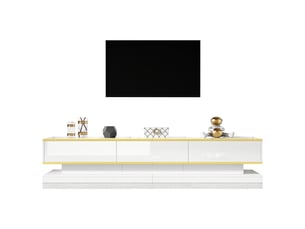 Meuble tv coloris blanc 40 cm <strong></strong> <strong></strong>