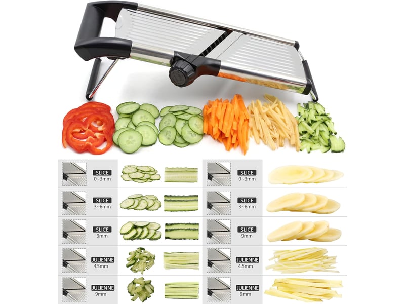 Mandoline réglable la meilleure pour couper vos aliments - Conforama C