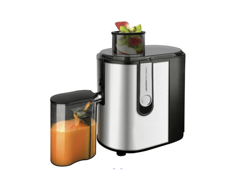  Centrifugeuse 600w liquafruits pro compact 2 vitesses anti-goutte goulotte 65 mm 0,35 l 8145539 - Conforama B