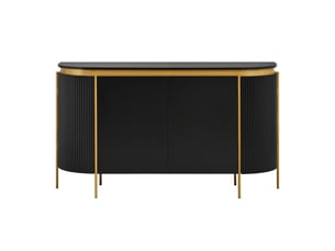 Buffet 4 porte(s)   DZMDIP  - 140 cm coloris noir 
