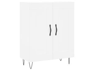 Buffet - bahut - meuble de rangement blanc 69,5x34x90 cm bois d'ingénierie