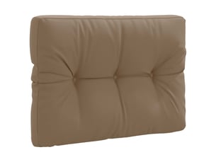 Coussin de dossier de palette, coussin de dos vianen 100 % polyester taupe cf55183