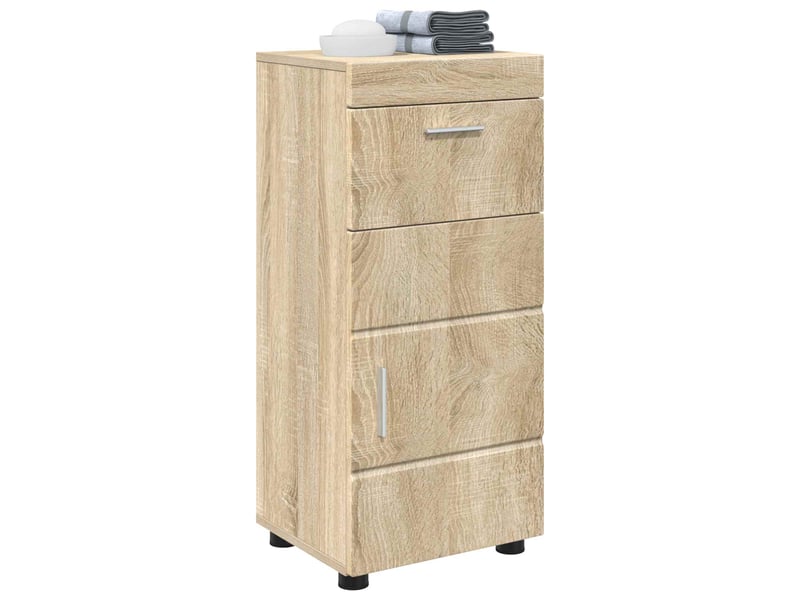  Ensemble d'armoire de salle de bain tulum chêne sonoma cf62982  - Conforama C