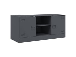 Meuble tv coloris gris 99 cm <strong></strong>  <strong></strong>
