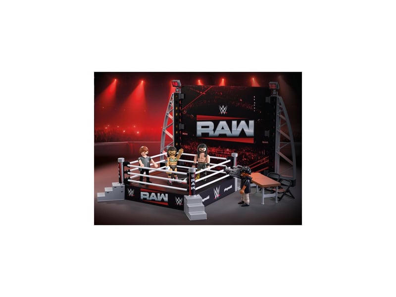  Coffret collector anneau de catch avec rampe et accessoires 152 pieces PL71956 - Conforama B