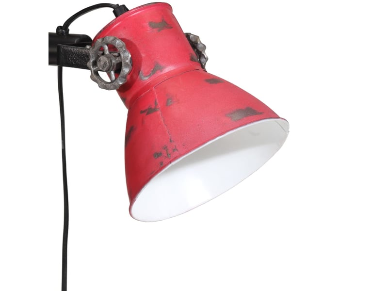  Lampadaire salon, lampe sur pied 25 w rouge délavé 25x25x90140 cm e27  - Conforama E