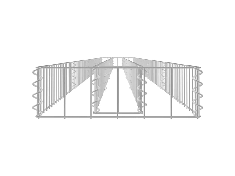  Jardinière - lit surélevé à gabion acier galvanisé 450x30x10 cm  - Conforama D