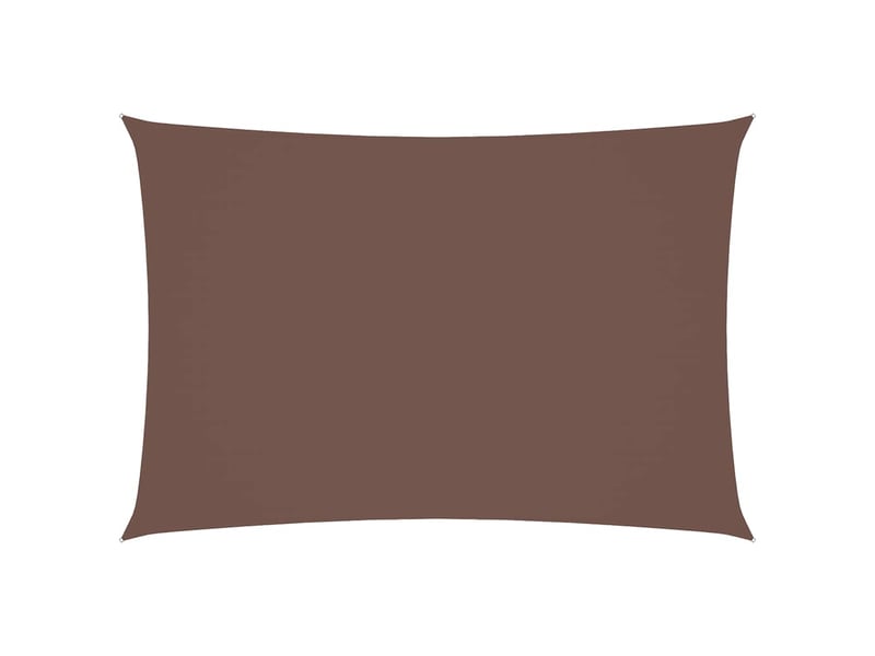  Voile de parasol - voile d'ombrage tissu oxford rectangulaire 3x5 m marron  - Conforama A
