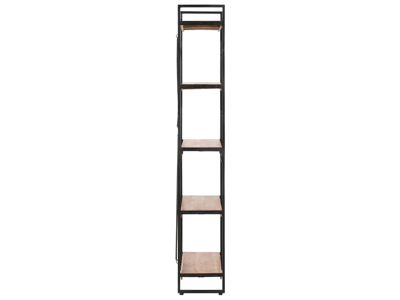  Bibliothèque à 5 niveaux, armoire à livres 60x30x180 cm bois d'acacia solide  - Conforama C