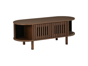 Table basse coloris marron