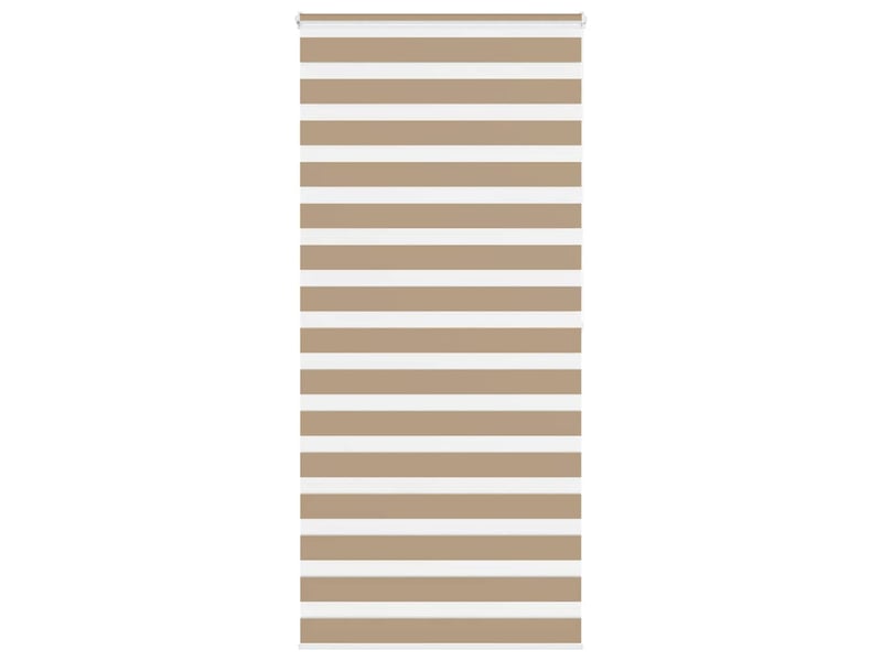  Store zèbre, store de fenêtre marron sable largeur du tissu 95,9 cm polyester cf48848  - Conforama B