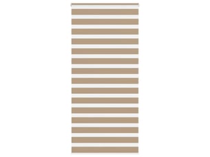 Store zèbre, store de fenêtre marron sable largeur du tissu 95,9 cm polyester cf48848