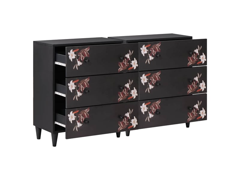  Armoires de rangement 2 pcs 120 x 33 x 75 cm multicolore shl4652  - Conforama C