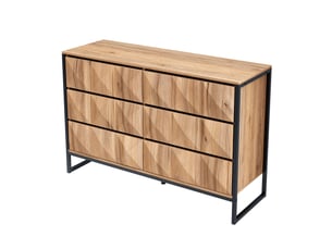 Commode 6 tiroir(s)    BGSRYAO  coloris bicolore largeur 120 cm