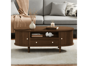 Table basse  coloris bois foncé <strong>STILVORA</strong> <strong></strong>