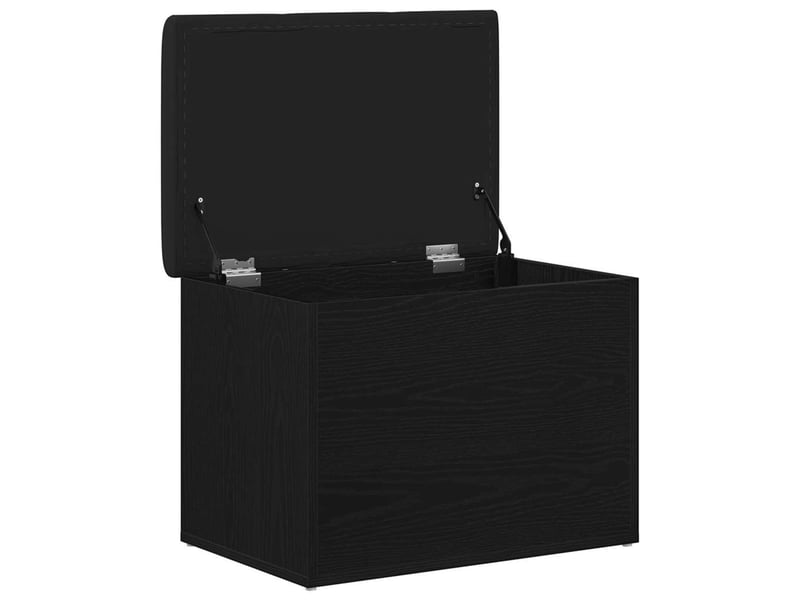  Banc chambre, banc de rangement chêne noir 62x42x45 cm bois d'ingénierie  - Conforama E