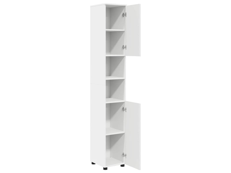  Cabinet de salle de bain, armoire salle de bain blanc 30 x 35 x 192 cm cf65235  - Conforama E