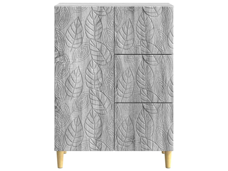  Buffet - bahut - meuble de rangement sonoma gris 66 x 34,5 x 90 cm bois d'ingénierie  - Conforama E
