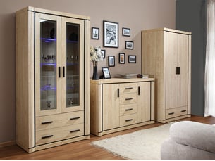 Meuble tv coloris marron 97 cm <strong></strong>  <strong></strong>
