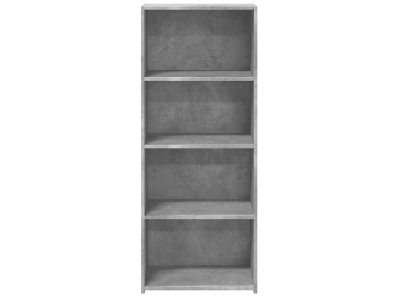  Buffet haut - bahut - meuble de rangement gris béton 50x41x124 cm bois d'ingénierie  - Conforama D